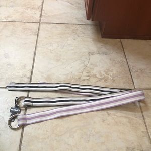 Express striped belts